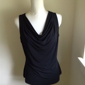 Calvin Klein drapey cool top in Large